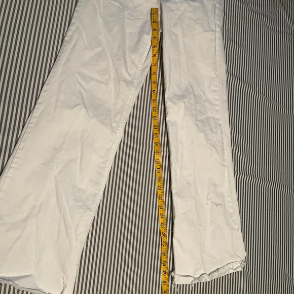 Jessica Simpson White Jeans Flare/ Bootcut with Fray bottom - Picture 4 of 5